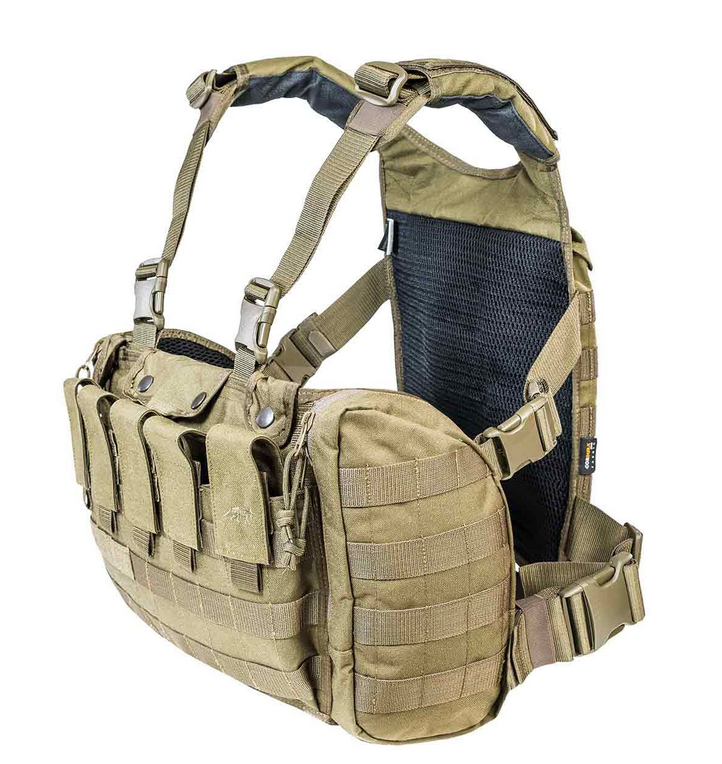 Taktische Weste, Nützlichkeitsweste, MOLLE-Weste, Aufsatztasche-Set, Tarnung sand