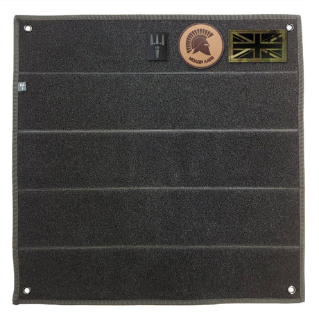 Velcro Panel für Klettabzeichen - black