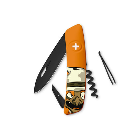 Taschenmesser D01 AllBlack Witch - orange