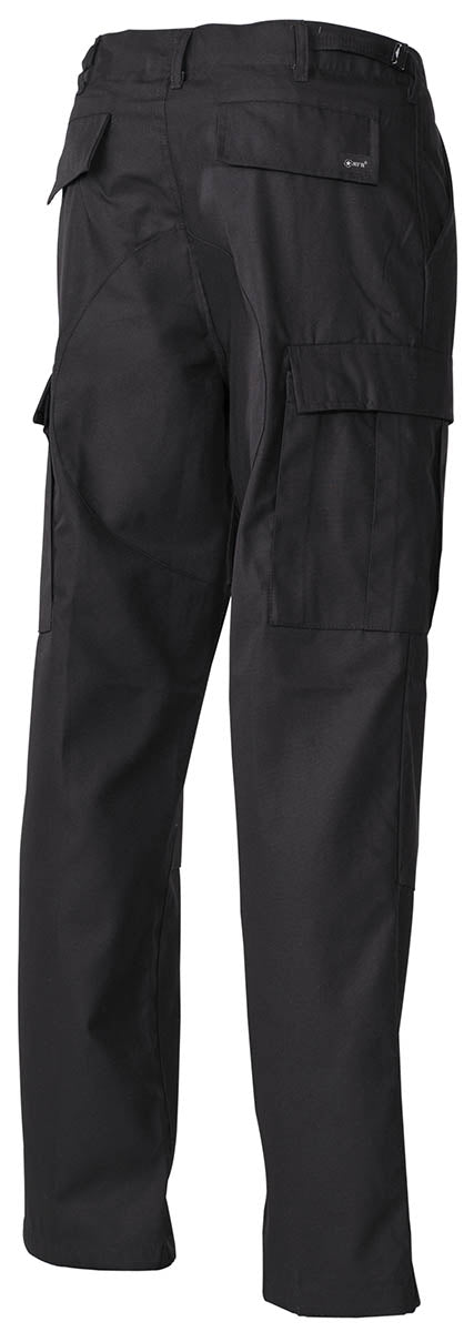 US Kampfhose, BDU, schwarz, Knie- und Gesässverstärkung