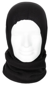 Rundschal, Fleece, schwarz