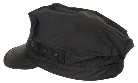 US Cap, "USMC", Rip Stop, schwarz, Marine-Corps-Druck