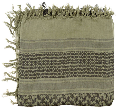 Halstuch, "Shemagh", Supersoft, oliv-schwarz