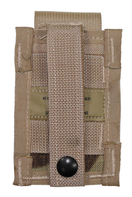 US Patronentasche, "MOLLE", 3 Fb.desert, orig., neuw.