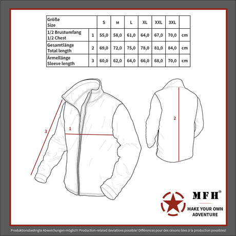 Fleece-Jacke, "Heavy-Strike", oliv