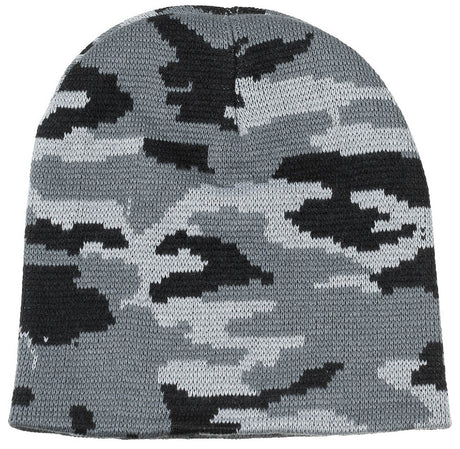 Strickmütze, "Beanie", tarn, fein gestrickt