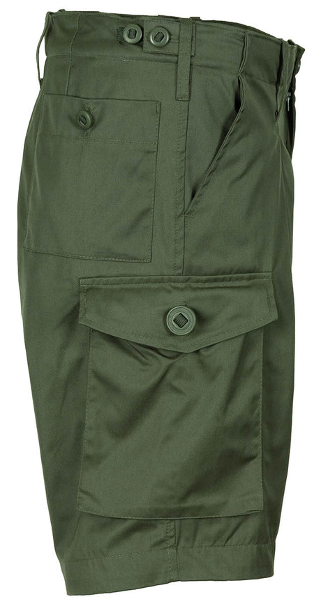 Bekleidung, Kurze Hosen, Mantel, Jacke, Rock, Shorts, Cargo, Military green, Knee-length, Pockets