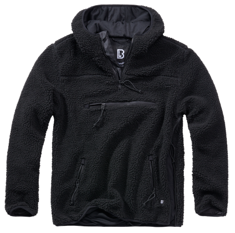 Teddyfleece Worker Pullover black