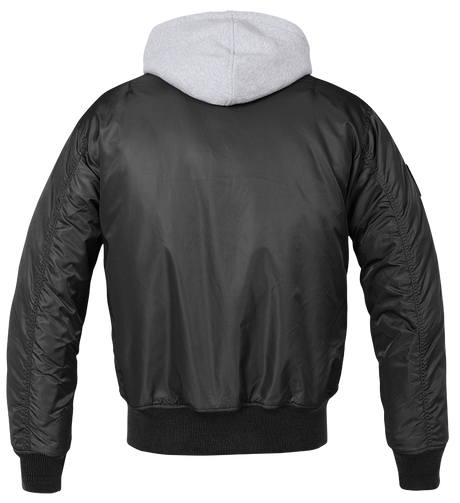 MA1 Sweat Hooded Jacket black-grey