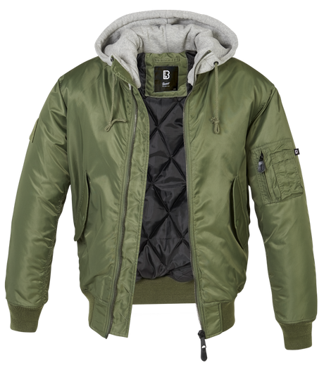 MA1 Sweat Hooded Jacket olive-grey