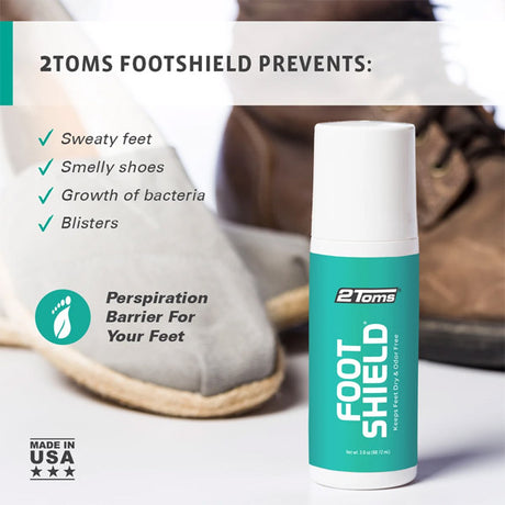 2Toms® FootShield - für trockene und geruchsfreie Füsse