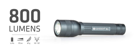 Taschenlampe Q2xr (800 Lumen) + Q1mini als Geschenk!