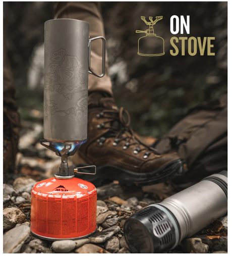 Wasserfilter Ultrapress Titanium Bottle (Desert Tan)