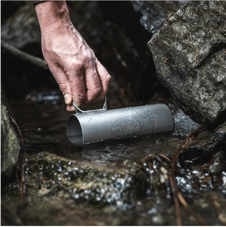 Wasserfilter Ultrapress Titanium Bottle (Desert Tan)