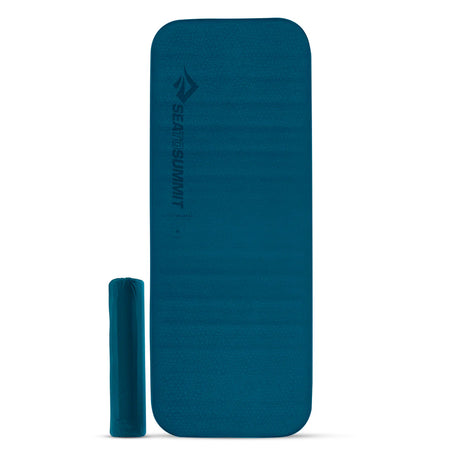 Isomatte Comfort Deluxe Self-Inflating Large Wide Blau (R-Wert: 6.5)