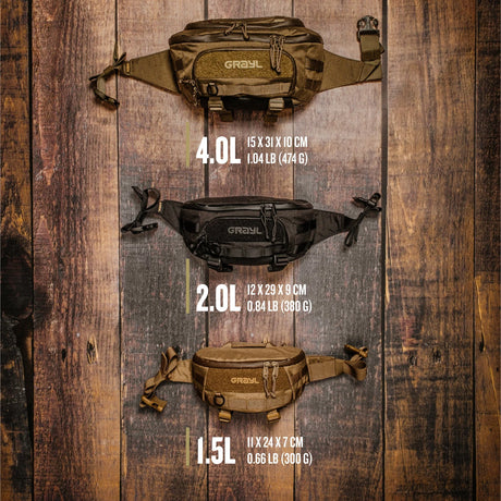 Transport Hip Pack Hüfttasche 2 Liter (Olive Drab)
