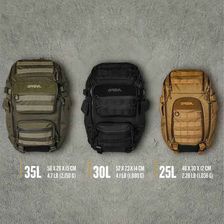 Mission EXP Backpack Rucksack 30 Liter (Covert Black)