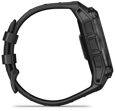 Instinct 3 – 50 mm Solar Tactical Schwarz mit Silikon-Wechselarmband 22 mm