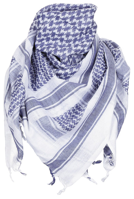 Halstuch, "Shemagh", blau-weiss
