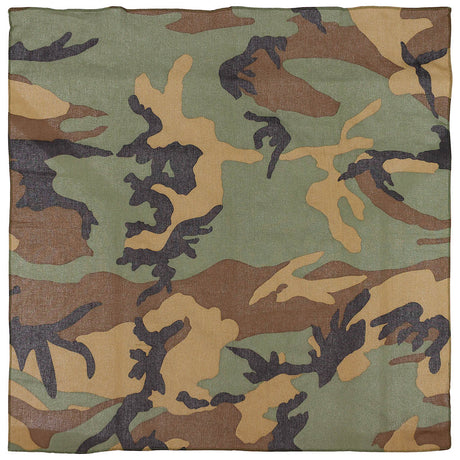 Bandana, woodland, ca. 55 x 55 cm, Baumwolle