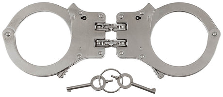 Handschellen, mit Doppelkette, stabile Ausführg., 2 Schlüssel