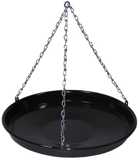 Ungar. Grillpfanne, Emaille, mit Kette, klein