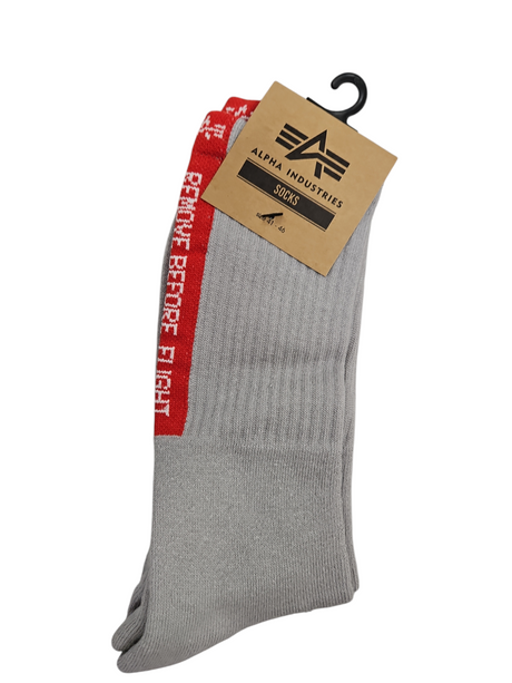 Socken Remove before Flight (grau)