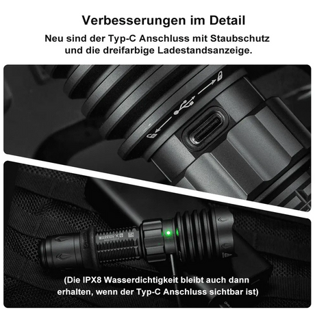 Olight - Warrior X 4 Taschenlampe (schwarz)