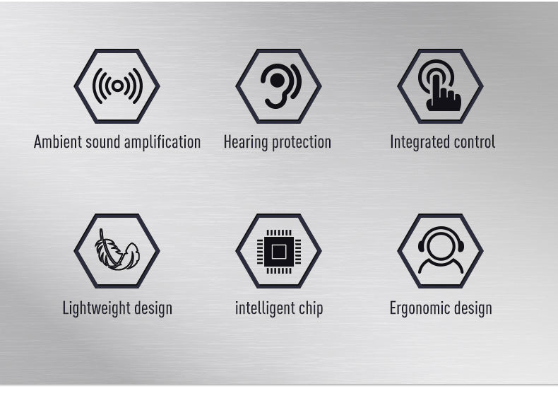 earmor - M300A Sport Shooting Electronic Hearing Protector grün, SNR = 29