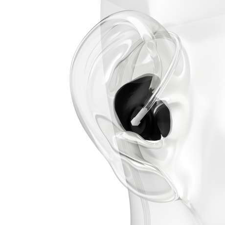 Decibullz - Surveillance Earpieces + Isolation Gehörschutz schwarz