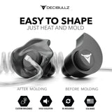 Decibullz - Surveillance Earpieces + Isolation Gehörschutz schwarz