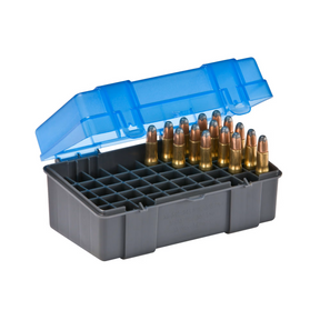 Patronenbox .223, 5.56, 22-250,.250Savage, 30-30 Win,.32 Win (blau)