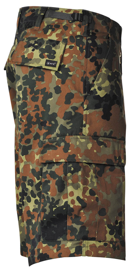 Militär, Tarnung, Cargo Shorts, Gürtel-Schlaufen, Tasche
