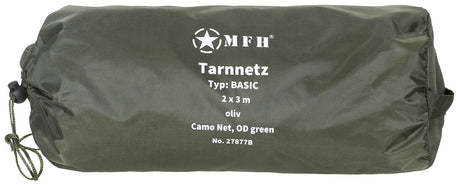 Tarnnetz, 2 x 3 m, "Basic", oliv