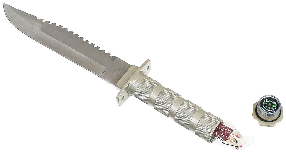 Taktische messer, feststehende Klinge, gezahnte Kante, Militärmesser, Kompass Zubehör, Taktischer messer, feststehendes messe