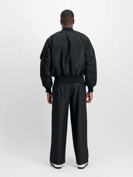 Jacket, Bomber, Schwarz, Gefüttert, Lange Hose