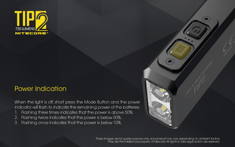 Nitecore - TIP2 Taschenlampe (720 Lumen)