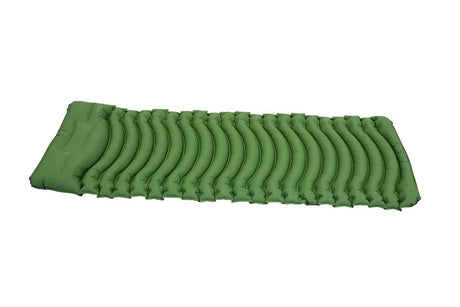 Schlafsack, Luftbett, Aufblasbar, Grün, Isomatte