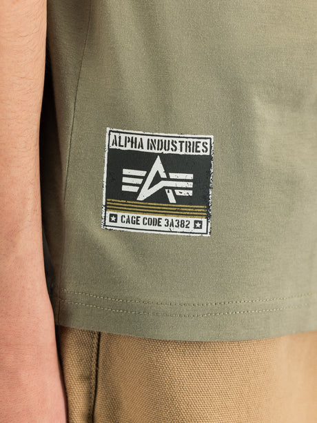 Alpha Industries - Backprint Vintage Panel T-Shirt (olive)