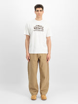 T-shirt, Graphic tee, Weiß, Kurzarm, Alpha Industries Logo