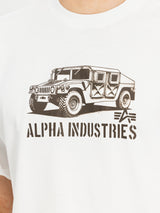 T-Shirt, Hemd, Herren-Top, Print, Alpha Industries