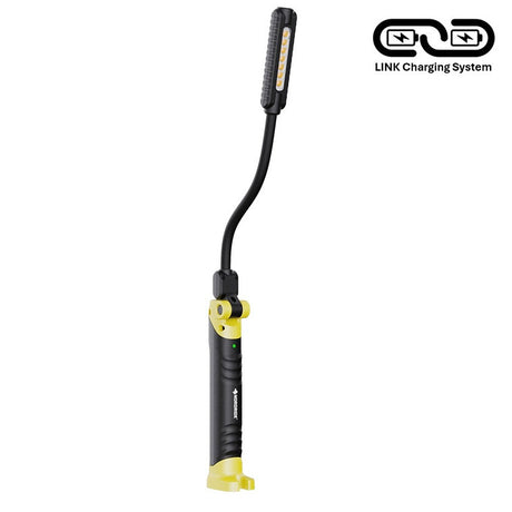 LED, Arbeitsleuchte, Akku, Klemmhalter, Flexible