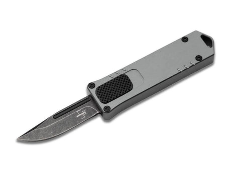Messer, fallen blade, klappmesser, taktischer messer, grauer griff