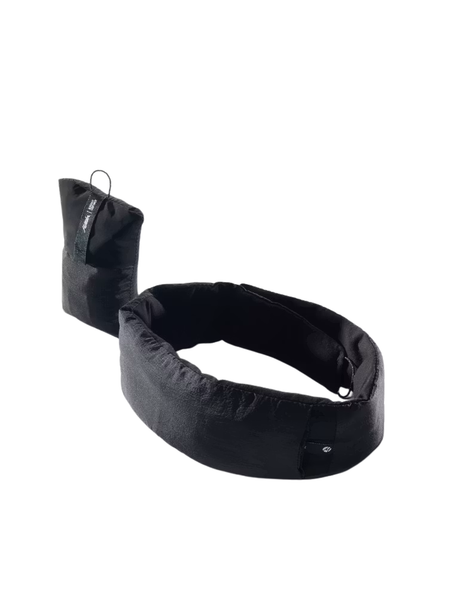 Schlafmaske, Nackenwärmer, Reise】, Kissen, Schwarz