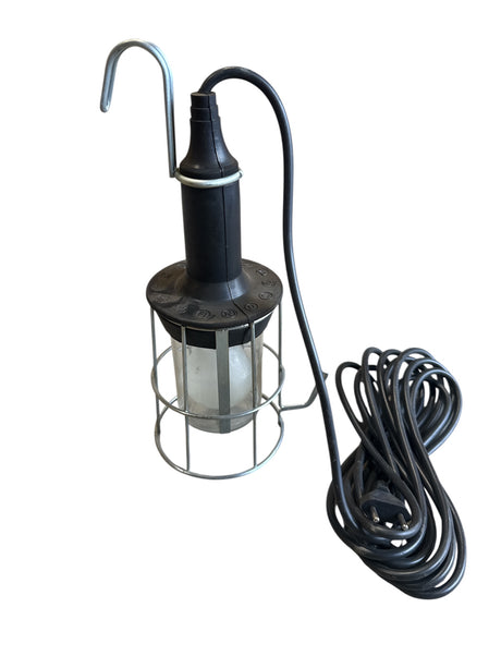Lampenhalter, Werkstattlampe, Schutzgitter, Kabel, Edison-Lampe