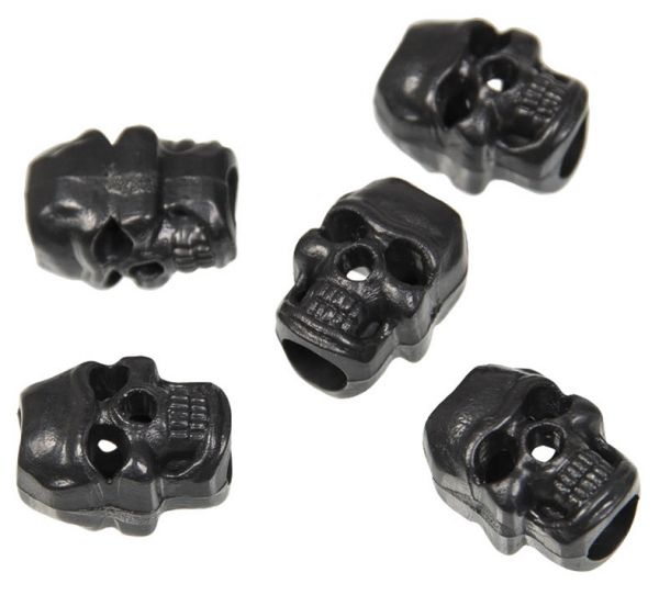 Kordelstopper Skull - schwarz