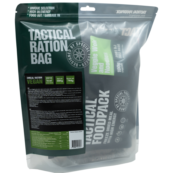 Tactical Foodpack - 3 Meal Ration Vegan