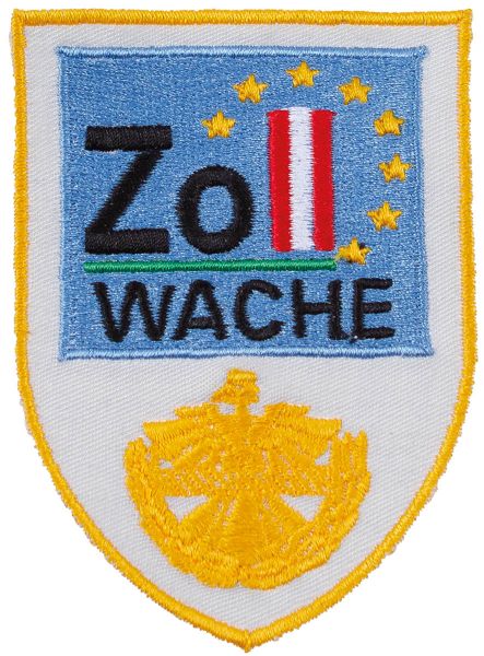 Österr. BH Stickabzeichen, &quot;Zoll Wache&quot;, Typ I, neuw.