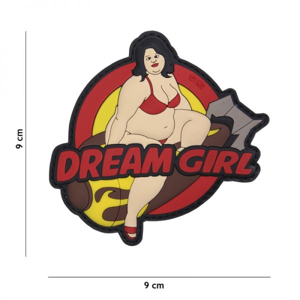 Klettabzeichen Dream Girl - farbig