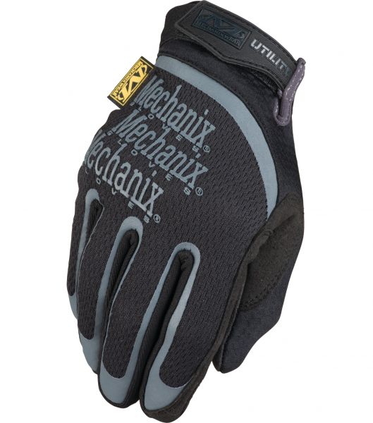 Mechanix Wear - Utility grau/schwarz Allzweck-Handschuhe (atmungsaktiv)